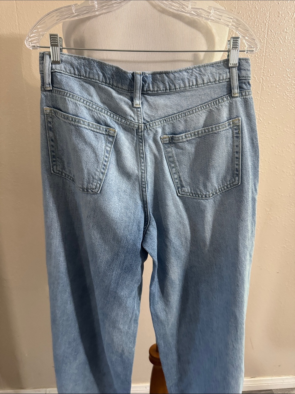 GAP Baggy Mid Rise Que Wide-Leg Denim Pants - Picture 4 of 7